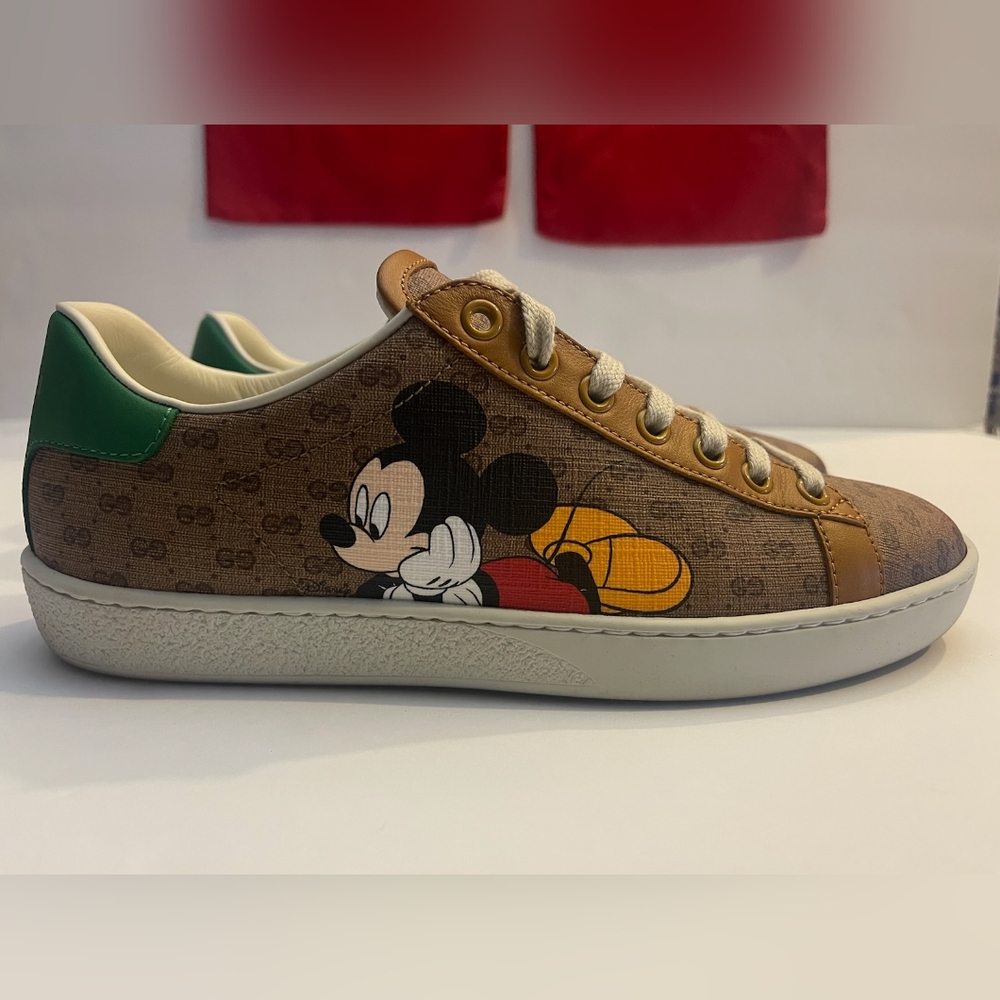 Gucci x Disney Ace Mickey Mouse Sneakers Women's Size 7